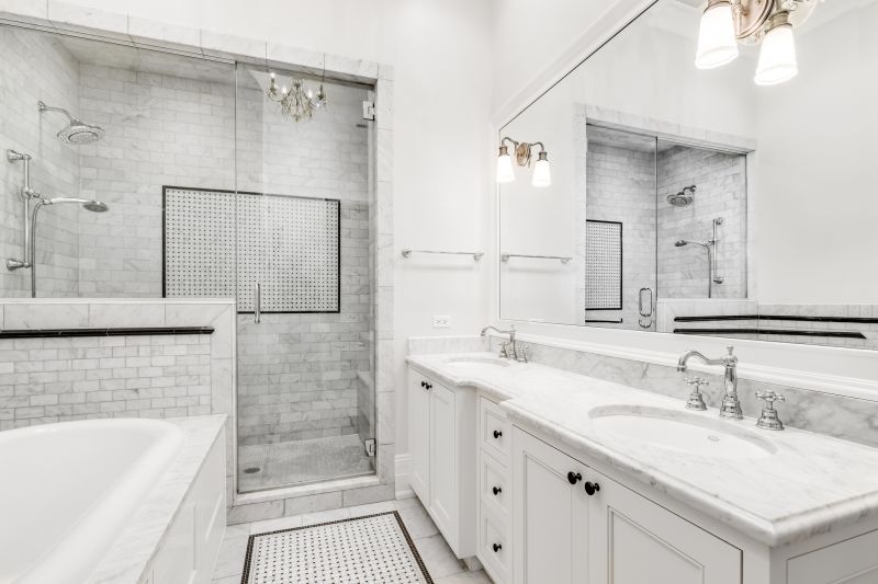 Modern Master Bathroom with Walk-in Shower